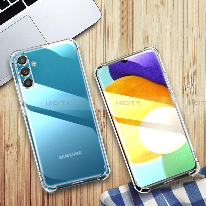 Samsung Galaxy A13 5G用極薄ソフトケース シリコンケース 耐衝撃 全面保護 クリア透明 T05 サムスン クリア