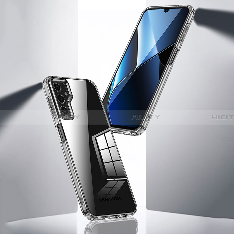 Samsung Galaxy A14 5G用極薄ソフトケース シリコンケース 耐衝撃 全面保護 クリア透明 T04 サムスン クリア