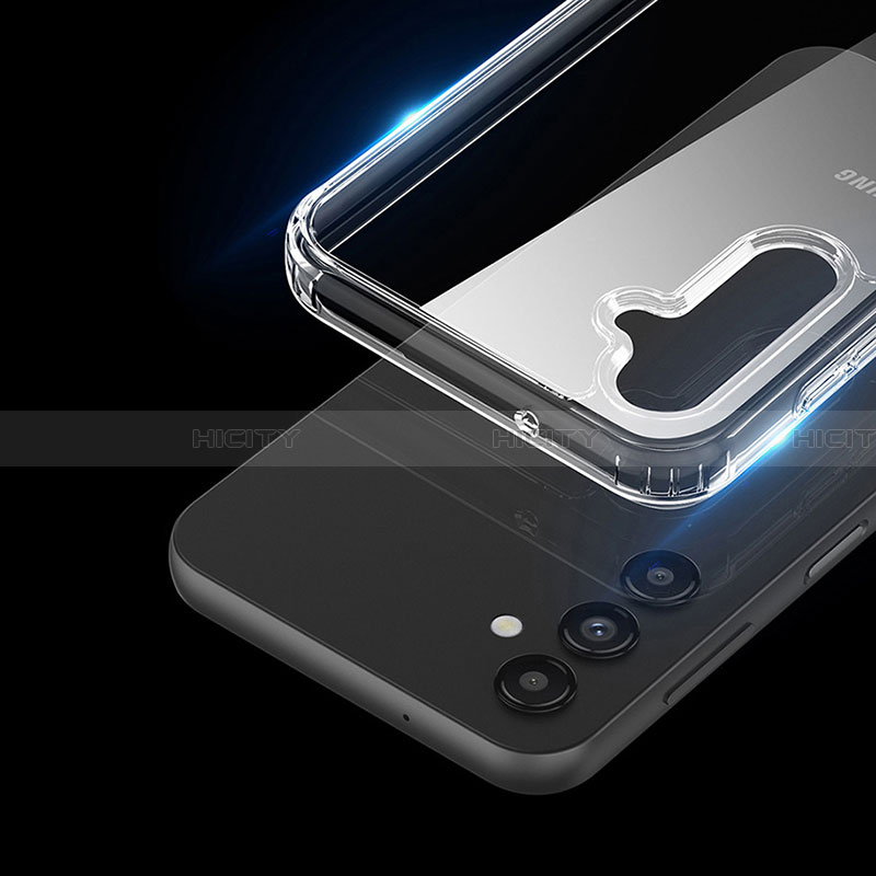 Samsung Galaxy A14 5G用極薄ソフトケース シリコンケース 耐衝撃 全面保護 クリア透明 カバー サムスン クリア