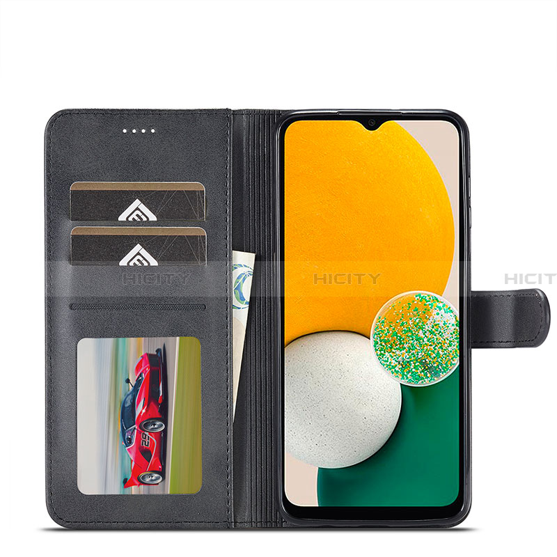 Samsung Galaxy A14 5G用手帳型 レザーケース スタンド カバー LC1 サムスン 