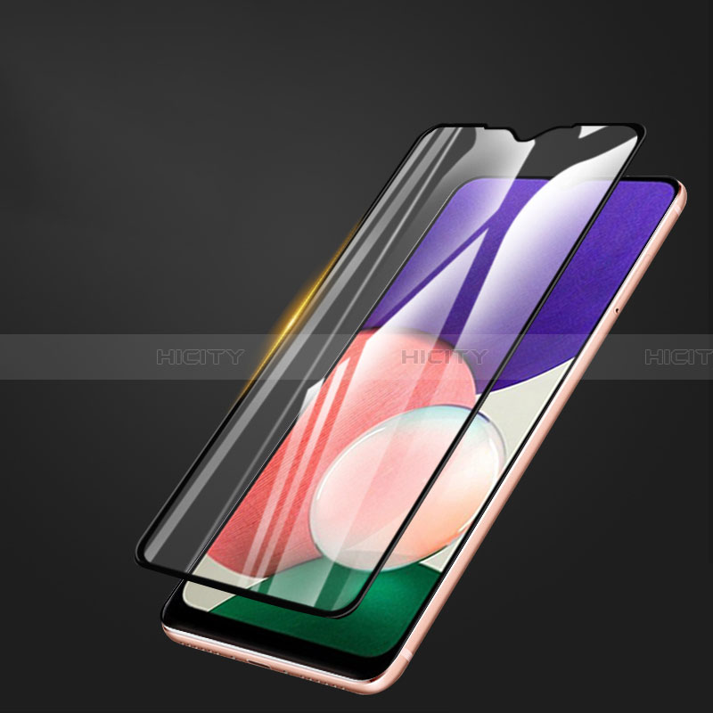 Samsung Galaxy A14 5G用強化ガラス フル液晶保護フィルム F02 サムスン ブラック