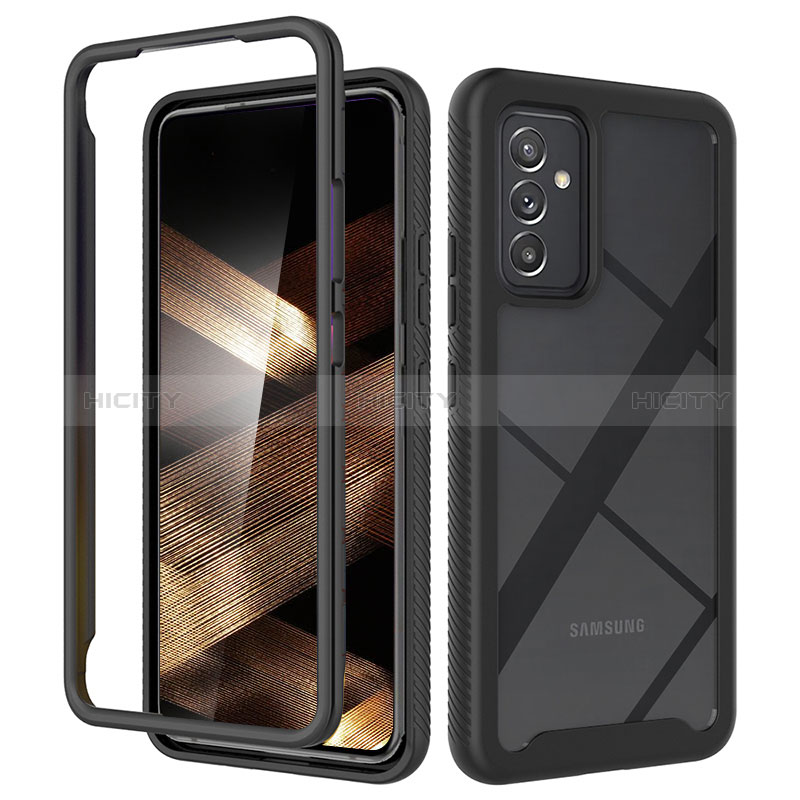 Samsung Galaxy A15 5G用360度 フルカバー ハイブリットバンパーケース クリア透明 プラスチック カバー ZJ4 サムスン 