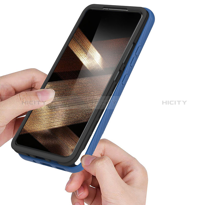 Samsung Galaxy A15 5G用360度 フルカバー ハイブリットバンパーケース クリア透明 プラスチック カバー ZJ2 サムスン 