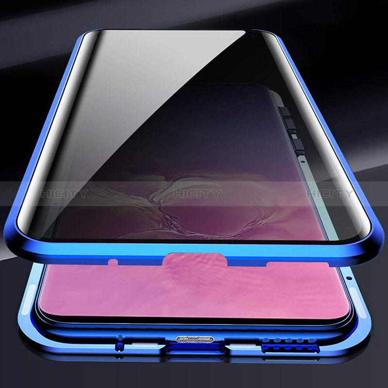 Samsung Galaxy A20用ケース 高級感 手触り良い アルミメタル 製の金属製 360度 フルカバーバンパー 鏡面 カバー サムスン 