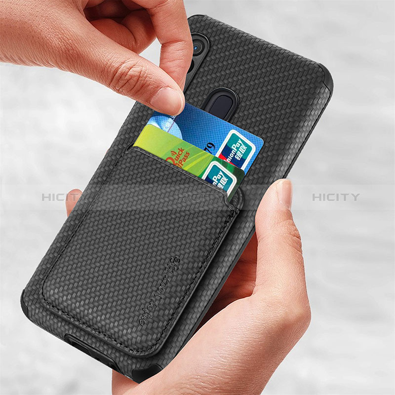 Samsung Galaxy A20用極薄ソフトケース シリコンケース 耐衝撃 全面保護 マグネット式 バンパー S02D サムスン 