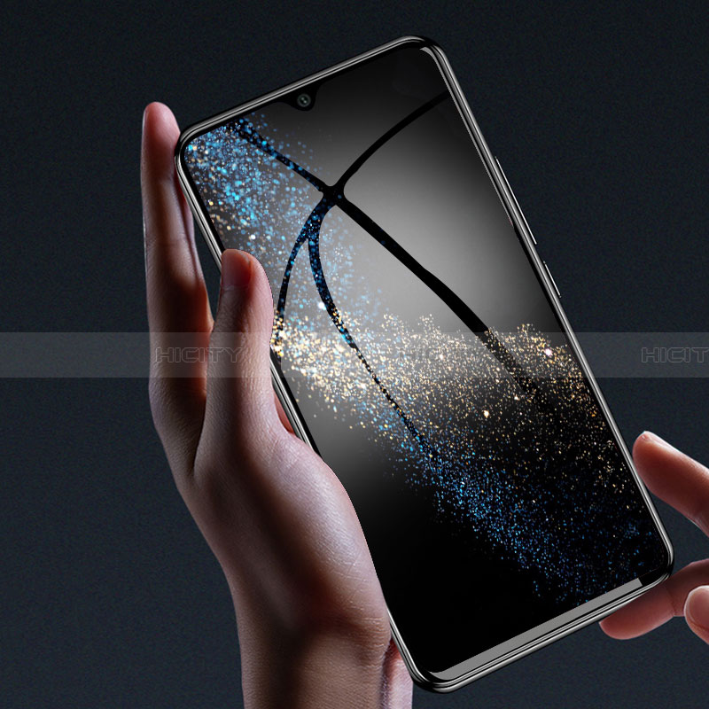 Samsung Galaxy A20 SC-02M SCV46用強化ガラス フル液晶保護フィルム F02 サムスン ブラック