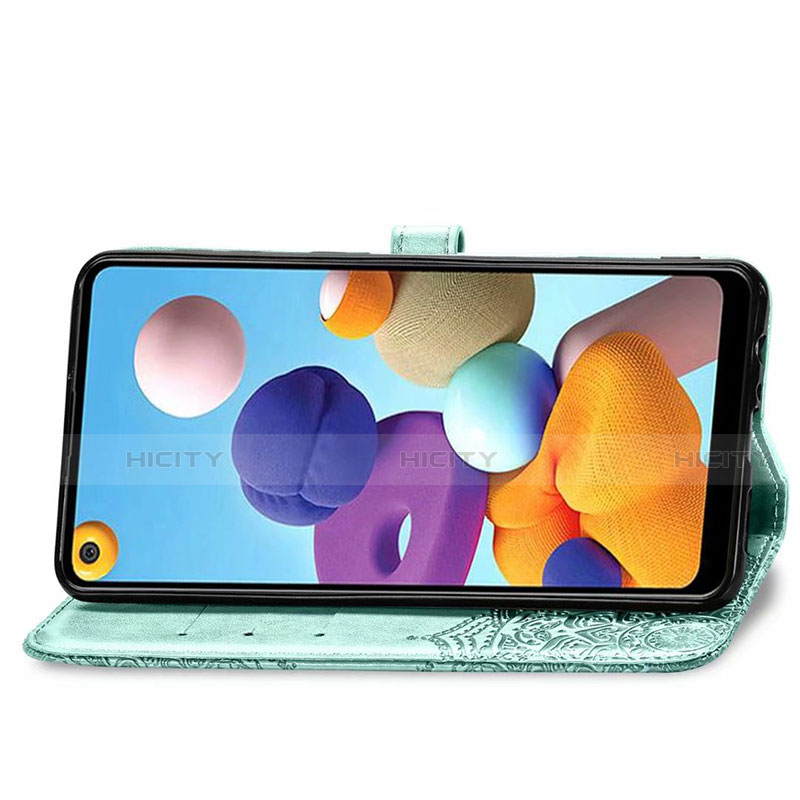 Samsung Galaxy A21用手帳型 レザーケース スタンド カバー L02 サムスン 