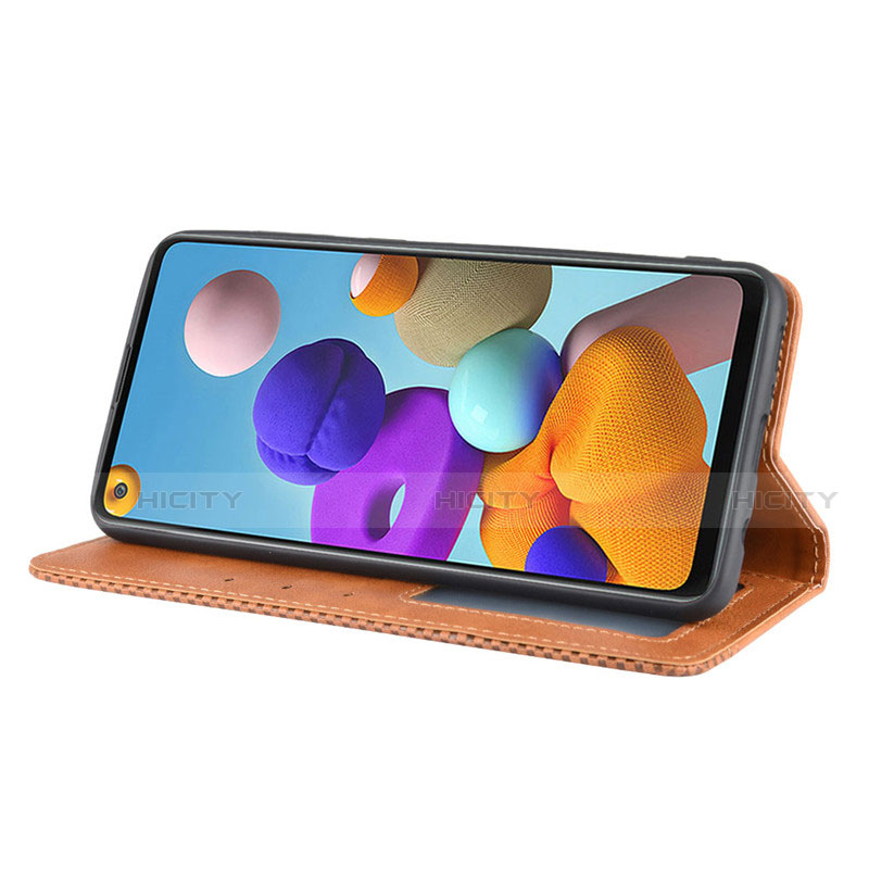 Samsung Galaxy A21s用手帳型 レザーケース スタンド カバー L01 サムスン 
