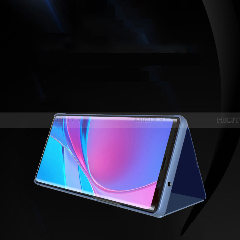 Samsung Galaxy A22 4G用手帳型 レザーケース スタンド 鏡面 カバー サムスン 