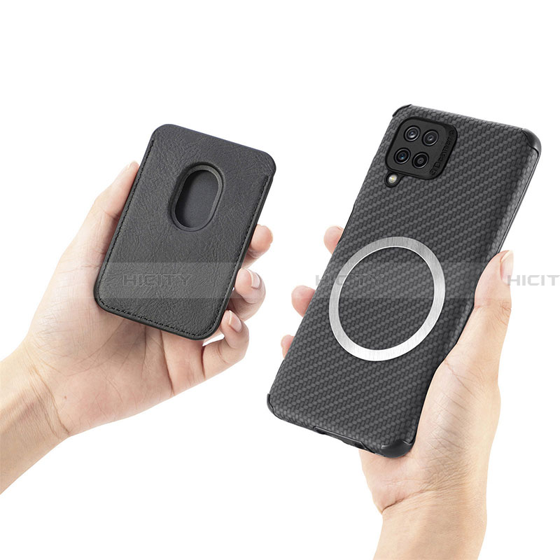 Samsung Galaxy A22 4G用極薄ソフトケース シリコンケース 耐衝撃 全面保護 マグネット式 バンパー S05D サムスン