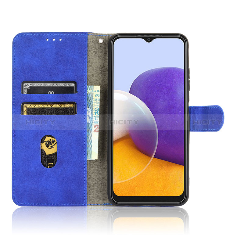 Samsung Galaxy A22s 5G用手帳型 レザーケース スタンド カバー L08Z サムスン 