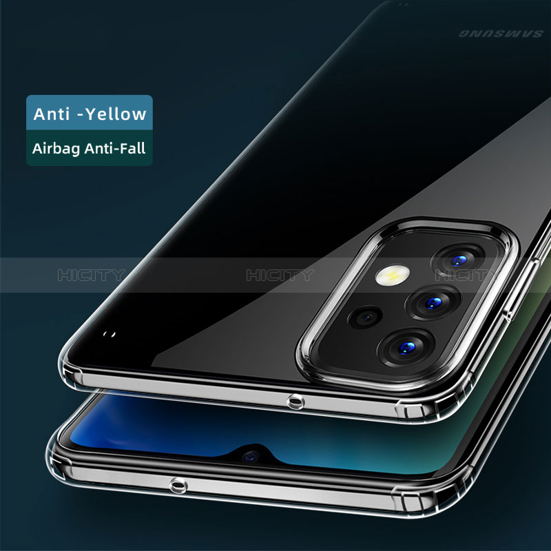 Samsung Galaxy A23 5G用極薄ソフトケース シリコンケース 耐衝撃 全面保護 クリア透明 T05 サムスン クリア