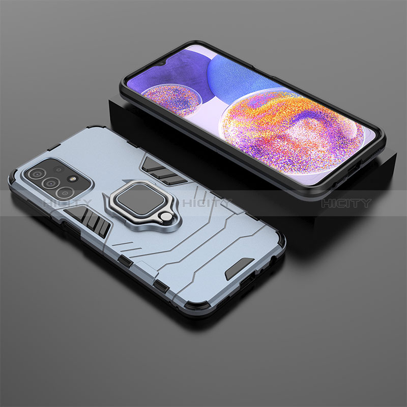 Samsung Galaxy A23 5G用ハイブリットバンパーケース プラスチック アンド指輪 マグネット式 S01 サムスン 
