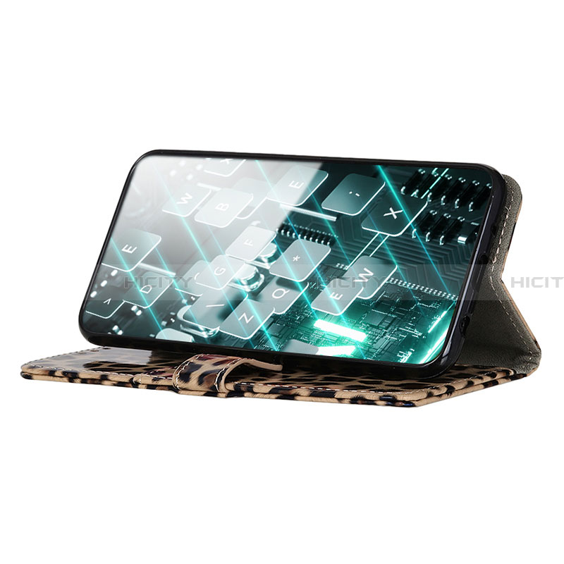 Samsung Galaxy A23 5G SC-56C用手帳型 レザーケース スタンド カバー DY01 サムスン ブラウン