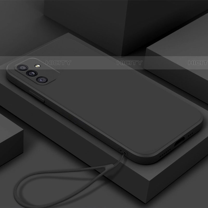 Samsung Galaxy A25 5G用360度 フルカバー極薄ソフトケース シリコンケース 耐衝撃 全面保護 バンパー S02 サムスン ブラック