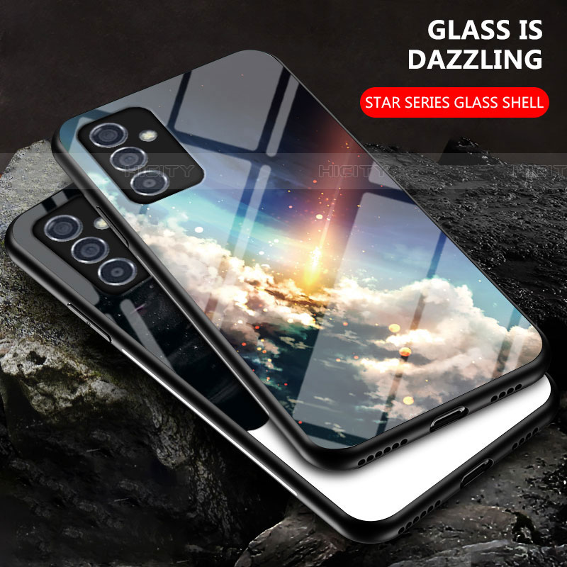 Samsung Galaxy A25 5G用ハイブリットバンパーケース プラスチック パターン 鏡面 カバー LS1 サムスン 