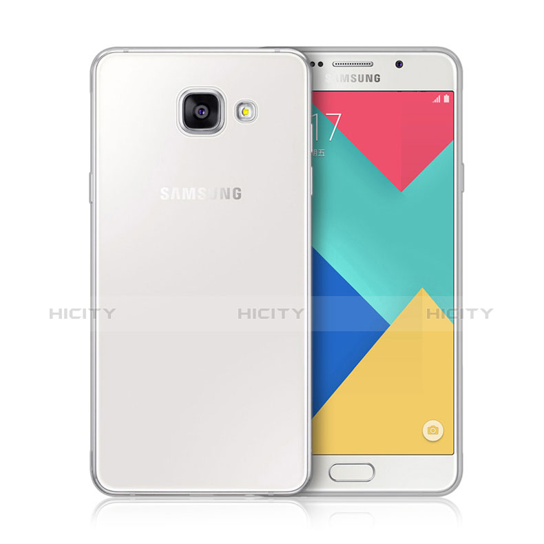 Samsung Galaxy A3 (2016) SM-A310F用極薄ソフトケース シリコンケース 耐衝撃 全面保護 クリア透明 サムスン ホワイト