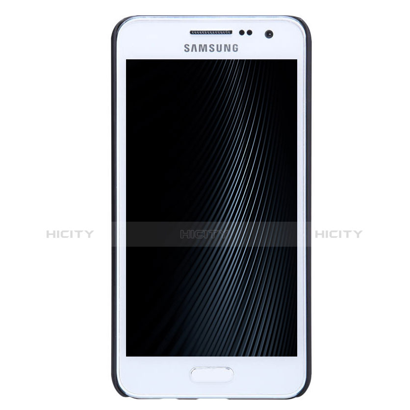 Samsung Galaxy A3 Duos SM-A300F用ハードケース プラスチック 質感もマット M02 サムスン ブラック