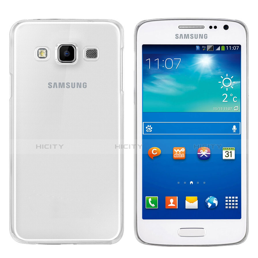 Samsung Galaxy A3 SM-300F用極薄ソフトケース シリコンケース 耐衝撃 全面保護 クリア透明 T02 サムスン クリア
