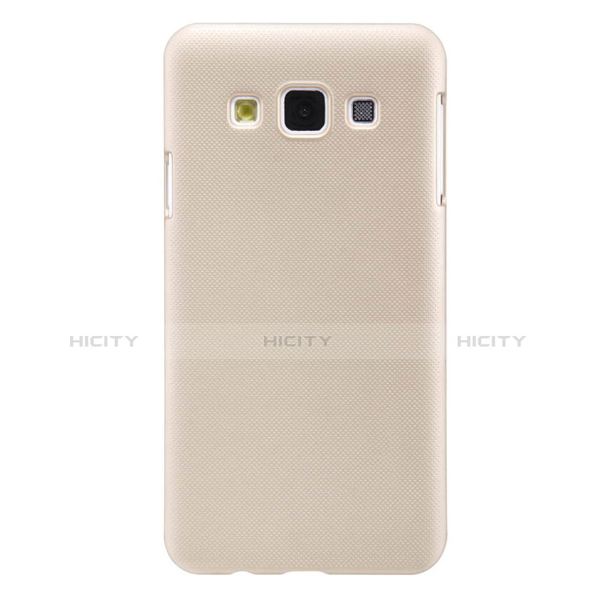 Samsung Galaxy A3 SM-300F用ハードケース プラスチック 質感もマット M02 サムスン ゴールド