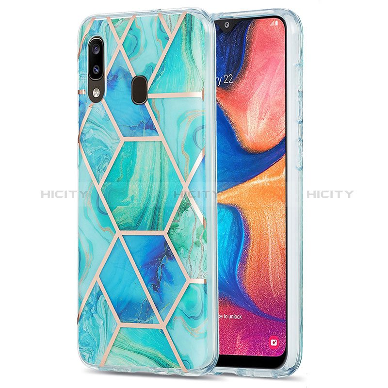 Samsung Galaxy A30用シリコンケース ソフトタッチラバー バタフライ パターン カバー Y01B サムスン 