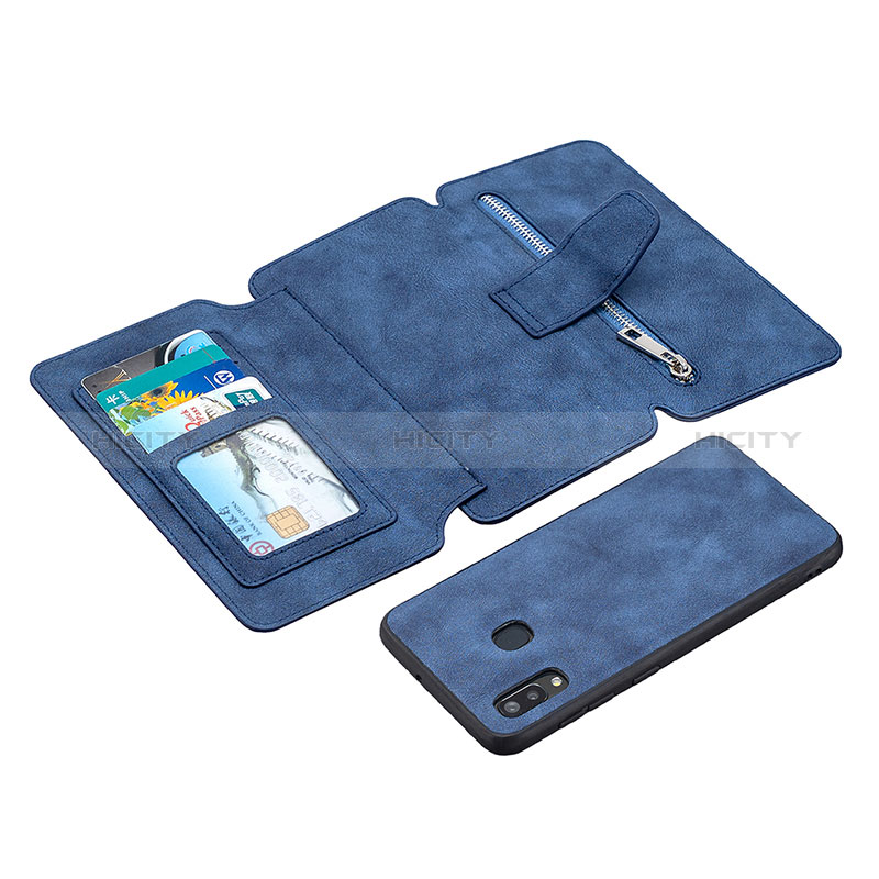 Samsung Galaxy A30用手帳型 レザーケース スタンド カバー B18F サムスン 
