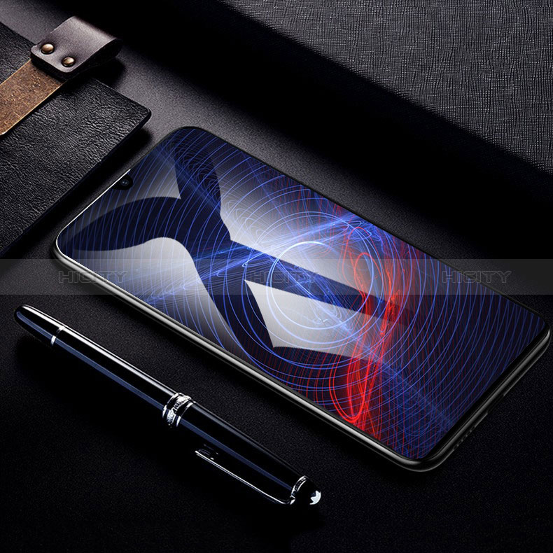 Samsung Galaxy A30用強化ガラス フル液晶保護フィルム F07 サムスン ブラック