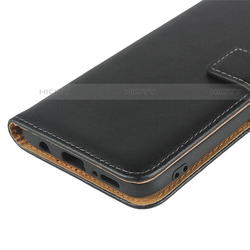 Samsung Galaxy A30S用手帳型 レザーケース スタンド サムスン ブラック