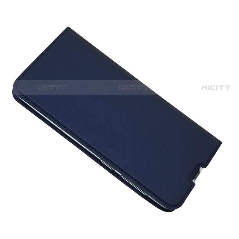 Samsung Galaxy A30S用手帳型 レザーケース スタンド カバー サムスン ネイビー