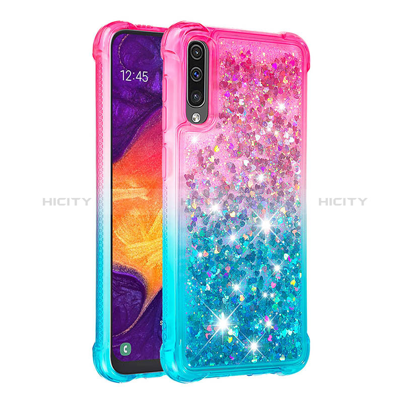 Samsung Galaxy A30S用シリコンケース ソフトタッチラバー ブリンブリン カバー S02 サムスン 