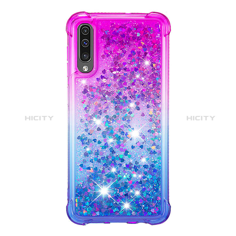 Samsung Galaxy A30S用シリコンケース ソフトタッチラバー ブリンブリン カバー S02 サムスン 