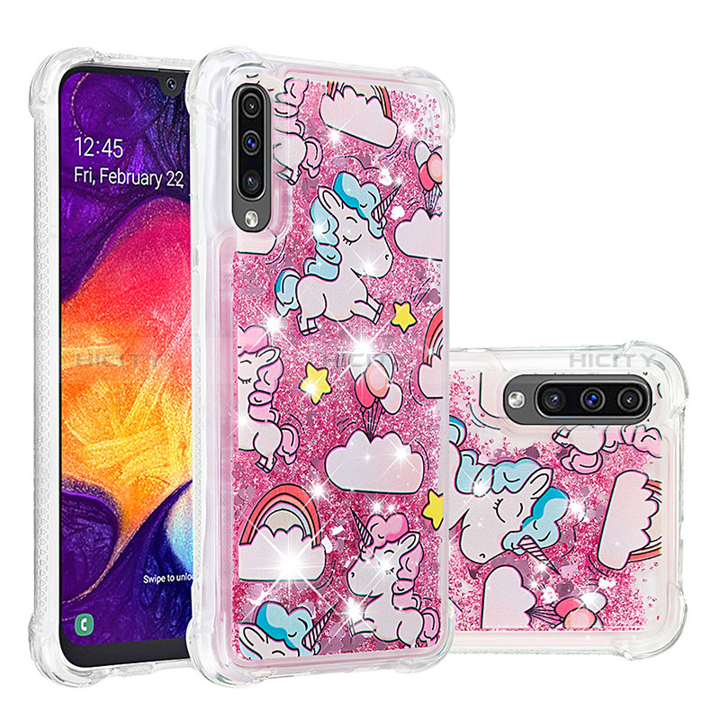 Samsung Galaxy A30S用シリコンケース ソフトタッチラバー ブリンブリン カバー S03 サムスン 