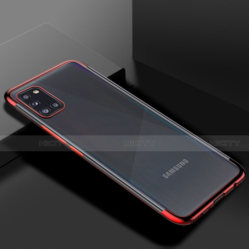 Samsung Galaxy A31用極薄ソフトケース シリコンケース 耐衝撃 全面保護 クリア透明 H01 サムスン 