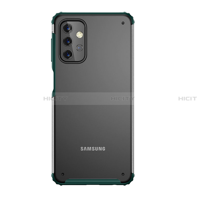 Samsung Galaxy A32 5G用ハイブリットバンパーケース クリア透明 プラスチック カバー WL1 サムスン 