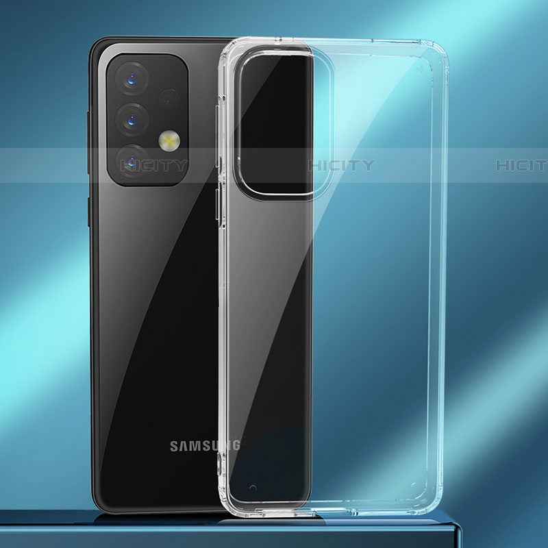 Samsung Galaxy A33 5G用極薄ソフトケース シリコンケース 耐衝撃 全面保護 クリア透明 T08 サムスン クリア