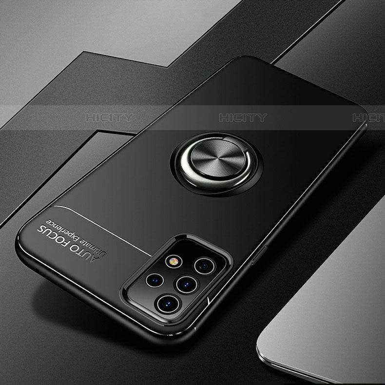 Samsung Galaxy A33 5G用極薄ソフトケース シリコンケース 耐衝撃 全面保護 アンド指輪 マグネット式 バンパー JM3 サムスン 