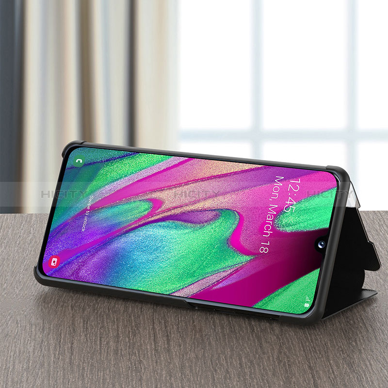 Samsung Galaxy A40用手帳型 レザーケース スタンド カバー ZL2 サムスン 