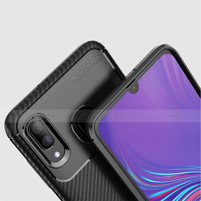 Samsung Galaxy A40用シリコンケース ソフトタッチラバー ツイル カバー サムスン 