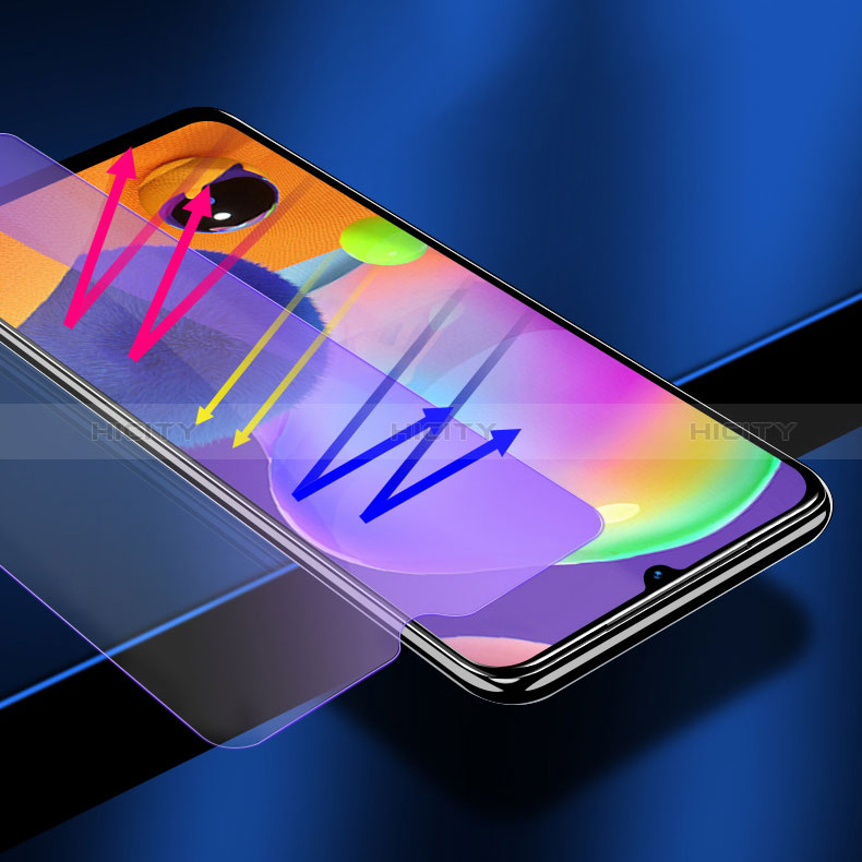 Samsung Galaxy A40s用アンチグレア ブルーライト 強化ガラス 液晶保護フィルム B07 サムスン クリア