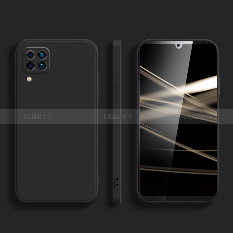 Samsung Galaxy A42 5G用360度 フルカバー極薄ソフトケース シリコンケース 耐衝撃 全面保護 バンパー S03 サムスン ブラック