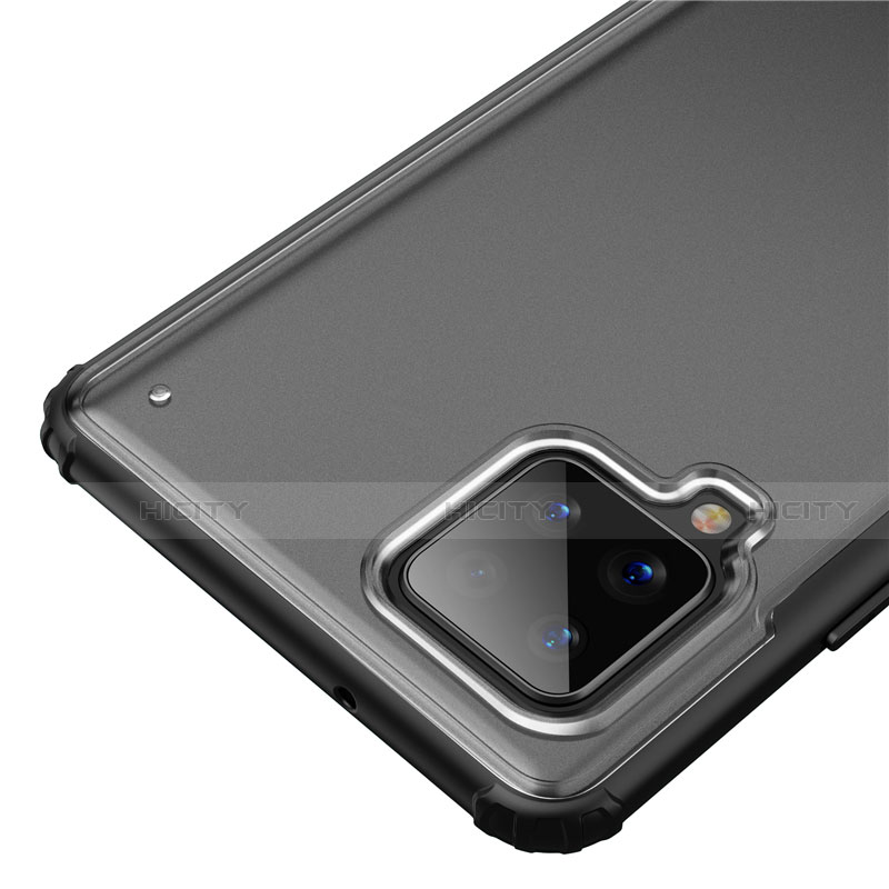 Samsung Galaxy A42 5G用ハイブリットバンパーケース クリア透明 プラスチック 鏡面 カバー サムスン 