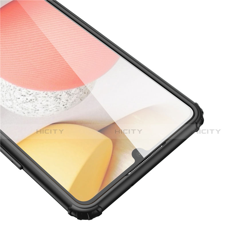 Samsung Galaxy A42 5G用ハイブリットバンパーケース クリア透明 プラスチック 鏡面 カバー サムスン 