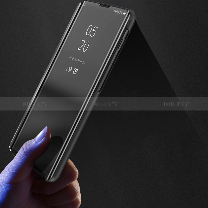 Samsung Galaxy A42 5G用手帳型 レザーケース スタンド 鏡面 カバー ZL1 サムスン 