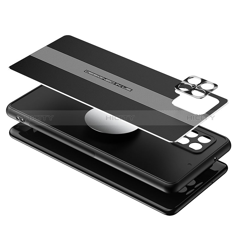 Samsung Galaxy A42 5G用ケース 高級感 手触り良い アルミメタル 製の金属製 兼シリコン カバー JL1 サムスン 