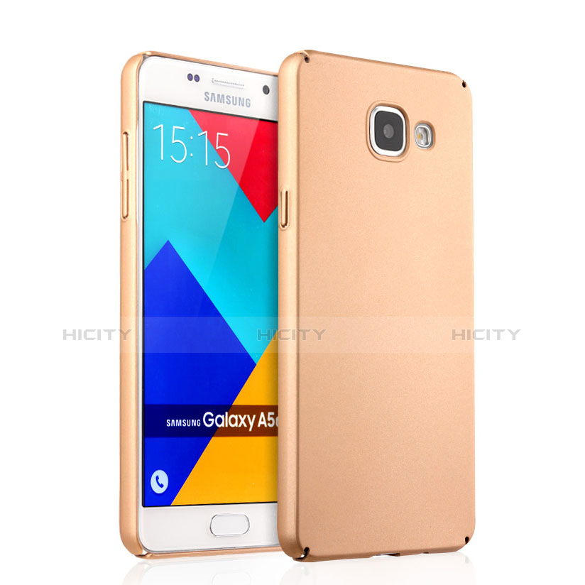 Samsung Galaxy A5 (2016) SM-A510F用ハードケース プラスチック 質感もマット サムスン ゴールド
