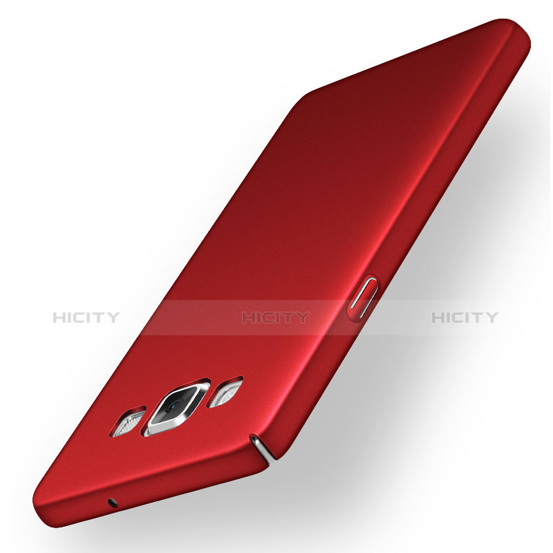Samsung Galaxy A5 SM-500F用ハードケース プラスチック 質感もマット M03 サムスン レッド