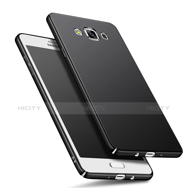 Samsung Galaxy A5 SM-500F用ハードケース プラスチック 質感もマット M01 サムスン ブラック
