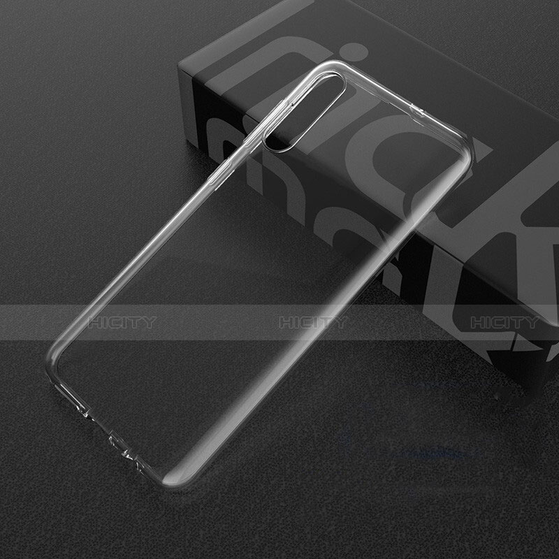 Samsung Galaxy A50用極薄ソフトケース シリコンケース 耐衝撃 全面保護 クリア透明 カバー サムスン クリア