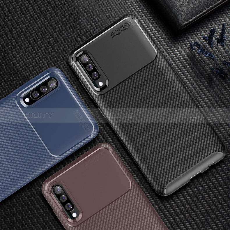 Samsung Galaxy A50用シリコンケース ソフトタッチラバー ツイル カバー WL1 サムスン 