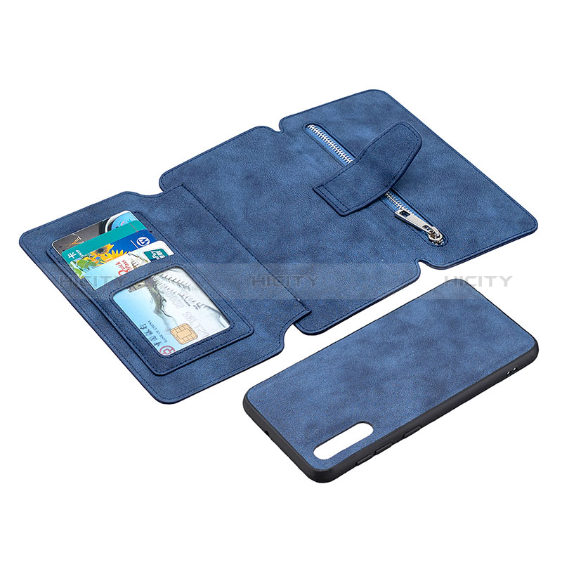 Samsung Galaxy A50用手帳型 レザーケース スタンド カバー B18F サムスン 